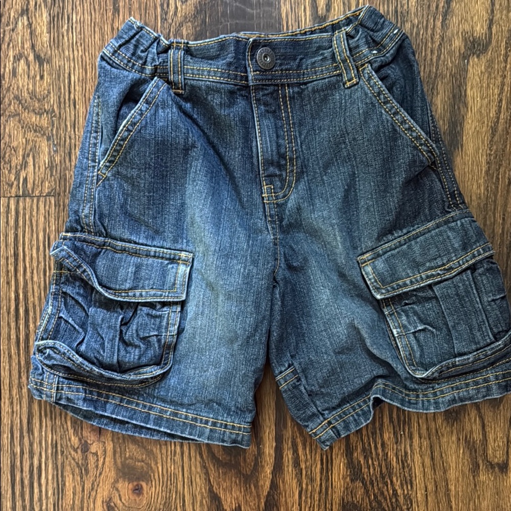 Gymboree Denim Cargo Shorts Boys 5